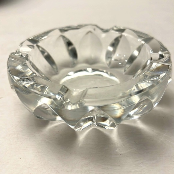 St. Louis Crystal Ashtray France Vintage - Picture 3 of 6